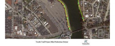City of Santa Cruz Detour San Lorenzo Trestle project